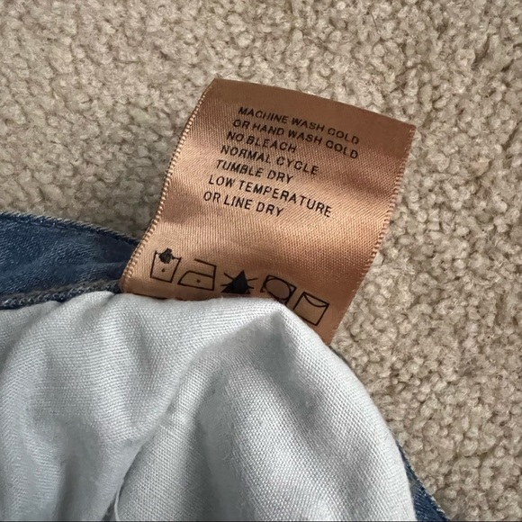 DRIFTWOOD Colette Pretty in Fringe Skinny Straight Cropped Blue Jeans - Picture 6 of 8